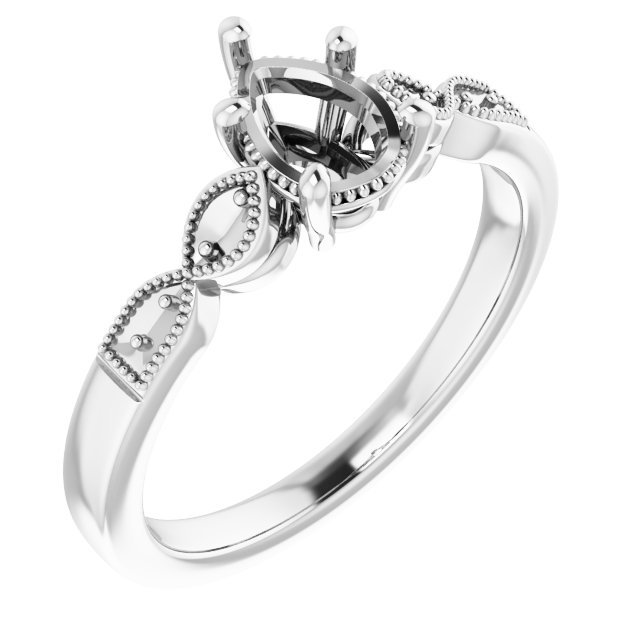 Accented Engagement Ring