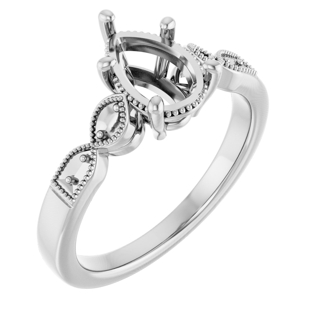 Accented Engagement Ring