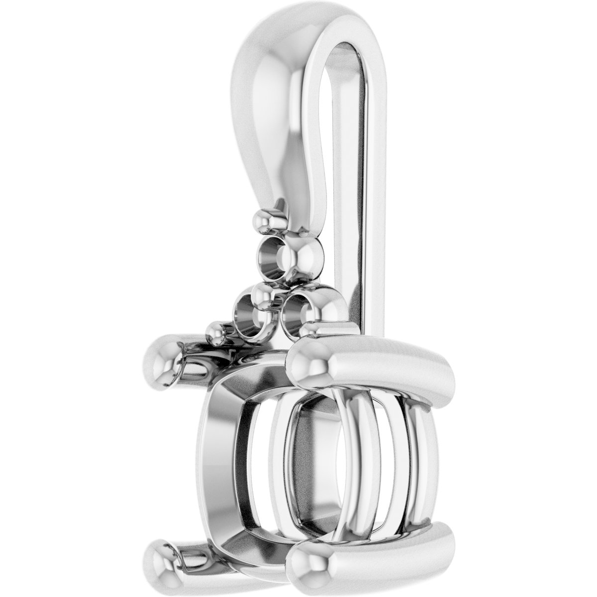 7x3.5 mm Marquise Pendant Mounting view 2