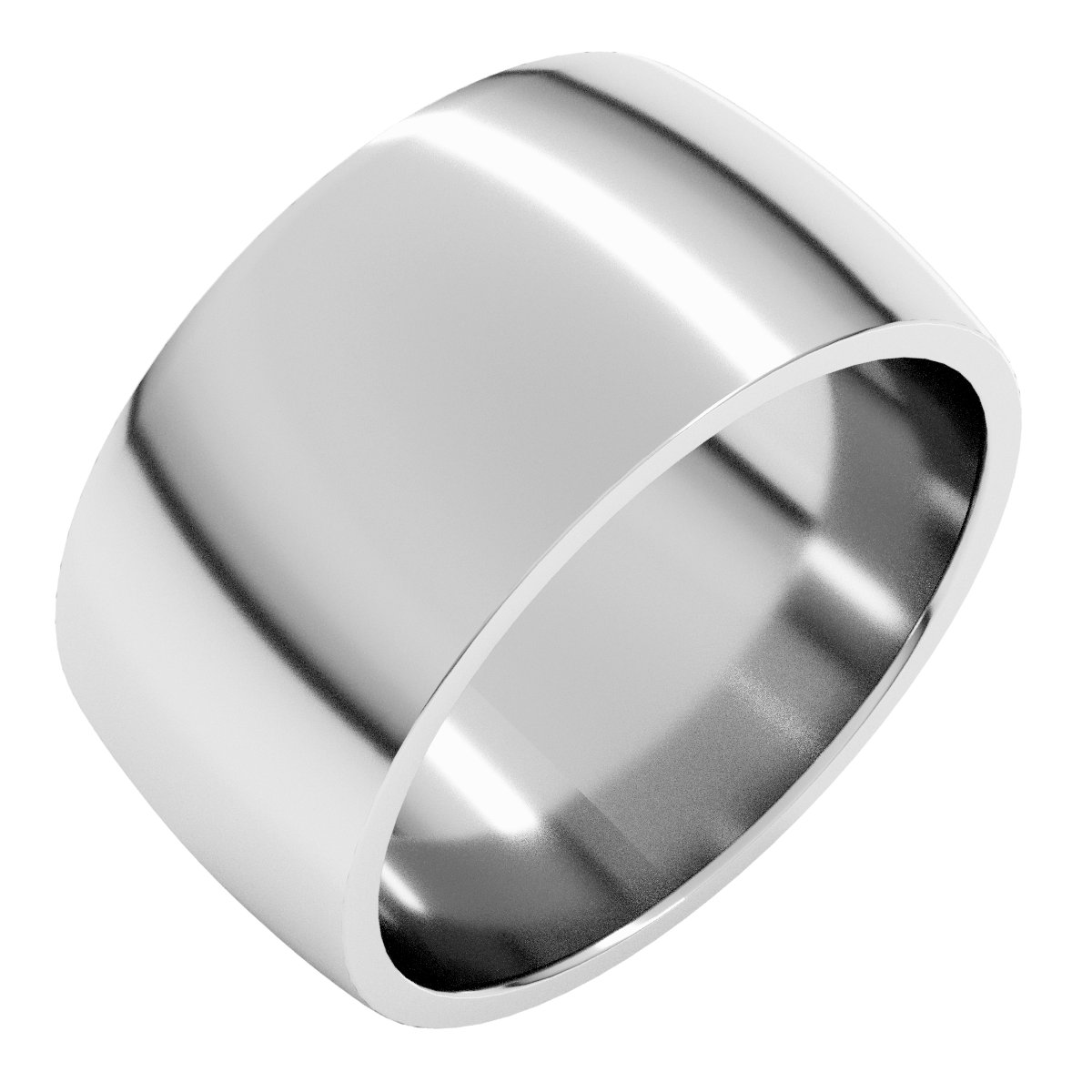 Lightweight Comfort-Fit Half Round Band