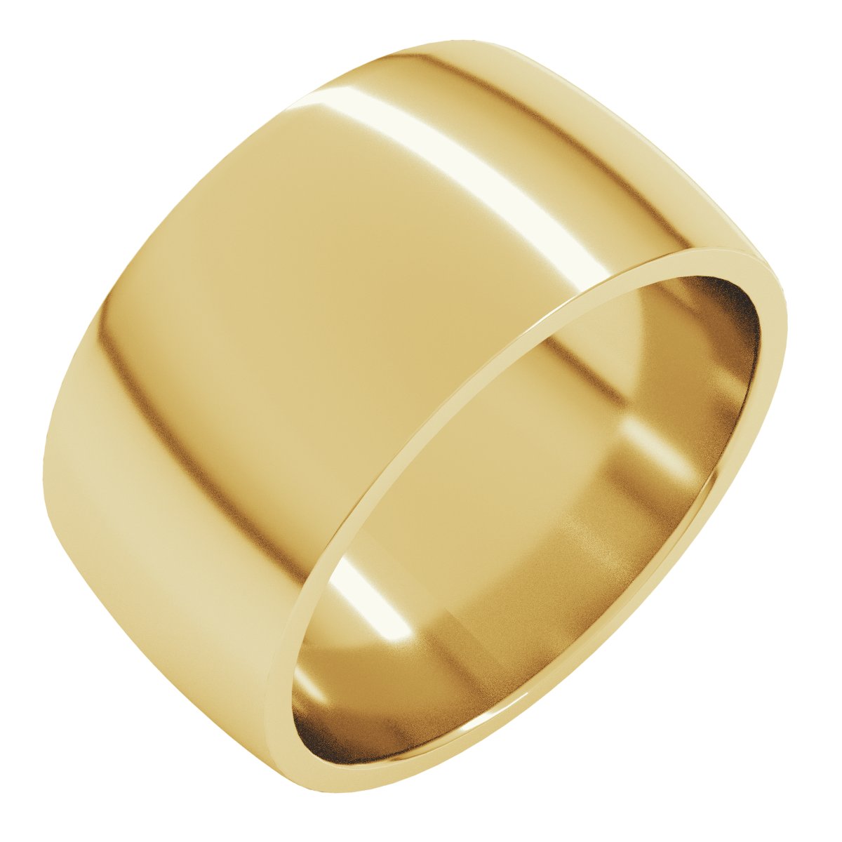 Lightweight Comfort-Fit Half Round Band Size 4.5