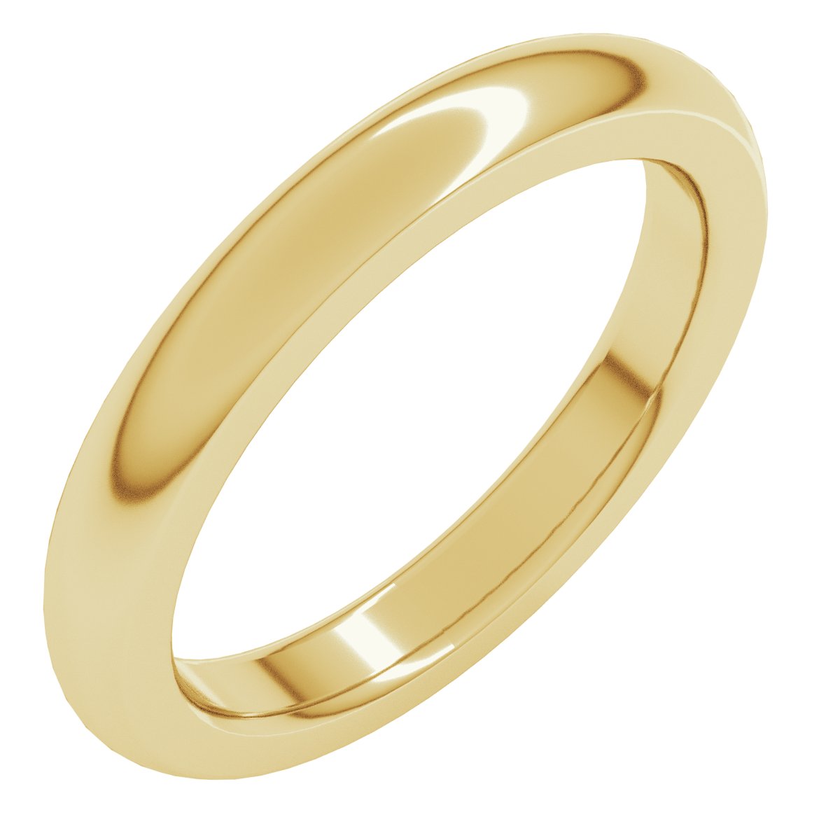 Heavyweight Comfort-Fit Half Round Band Size 6.5