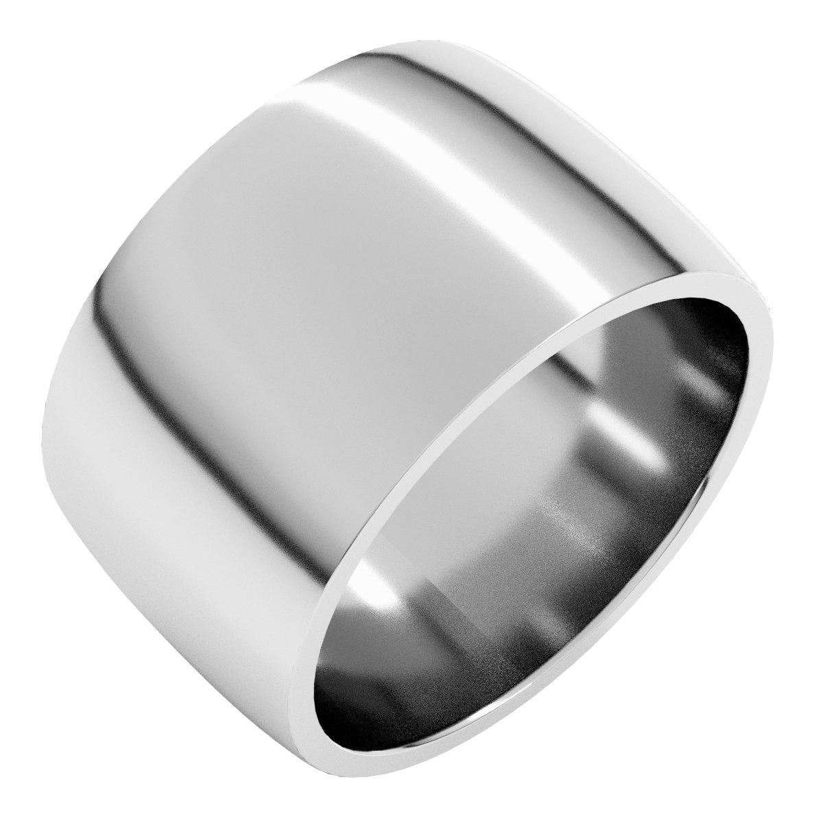 Lightweight Comfort-Fit Half Round Band