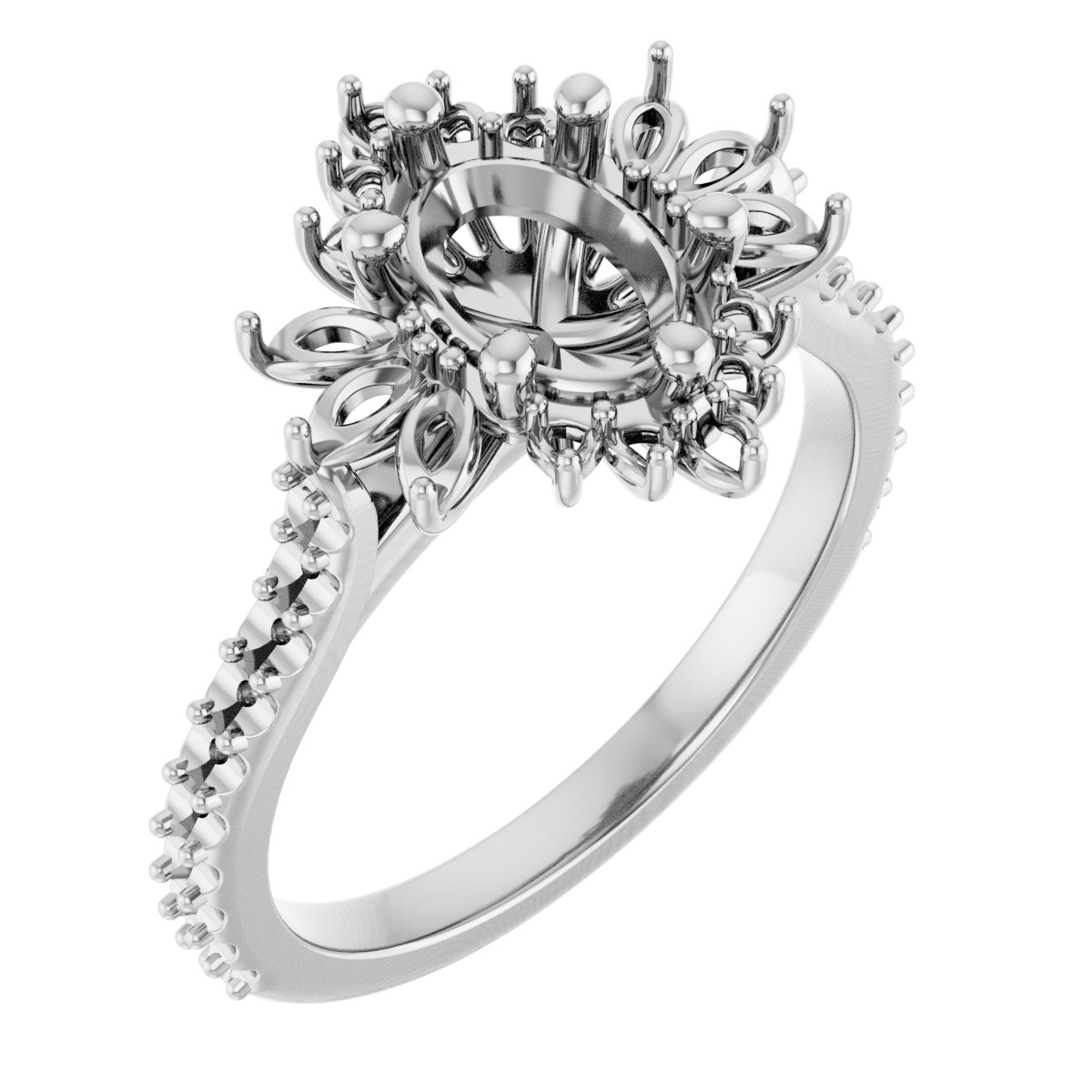 Halo-Style Engagement Ring or Band