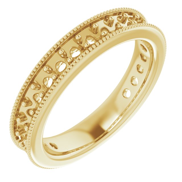 14K Yellow 1 CTW Natural Diamond Anniversary Band