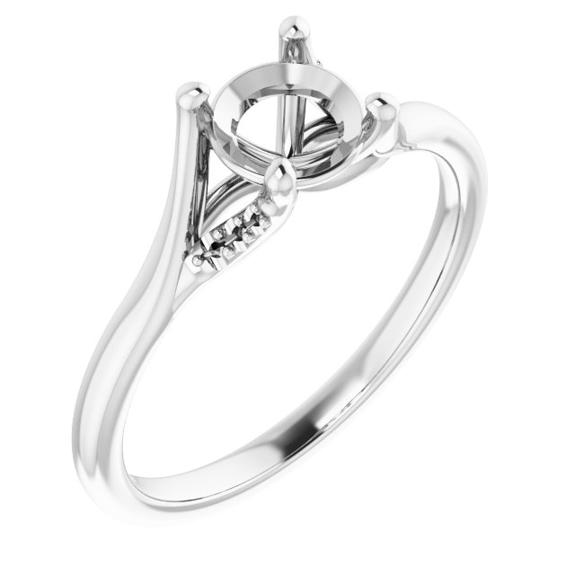 Accented Engagement Ring