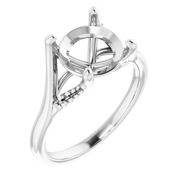 Accented Engagement Ring