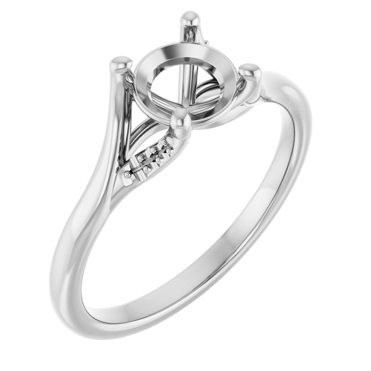Accented Engagement Ring