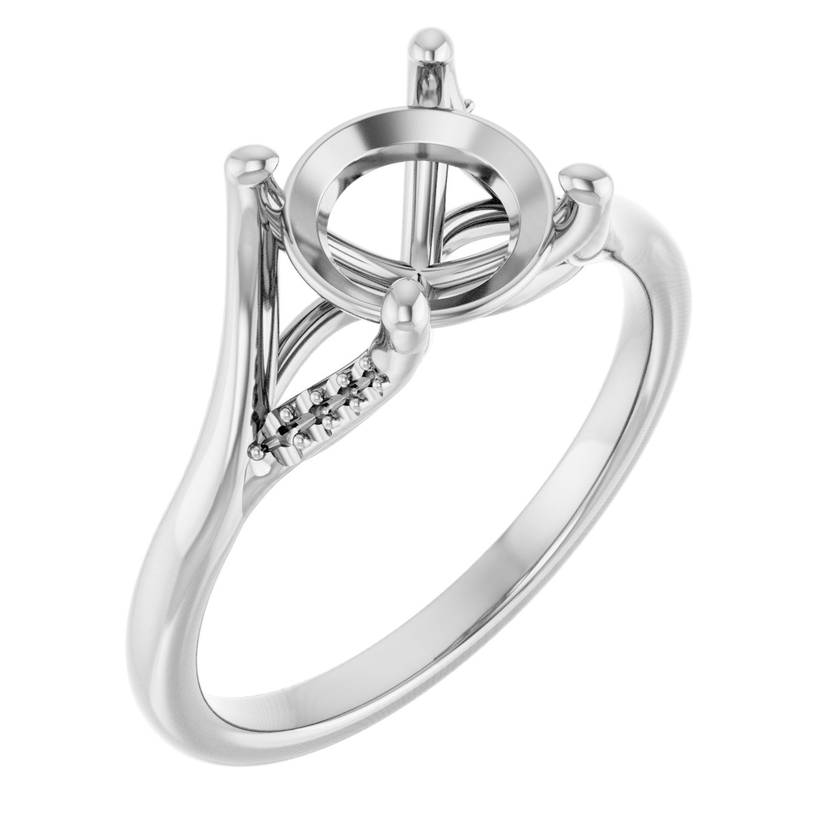 Accented Engagement Ring