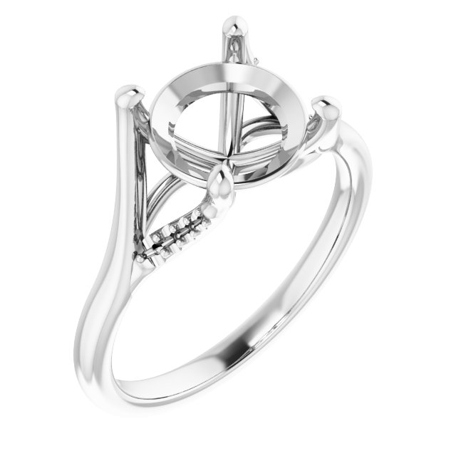 Accented Engagement Ring