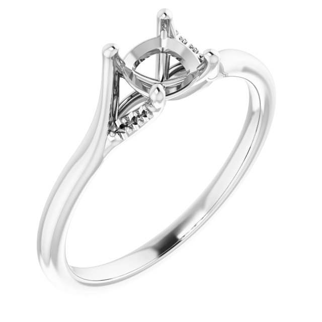 Accented Engagement Ring
