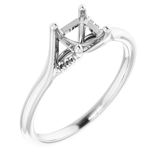 Accented Engagement Ring