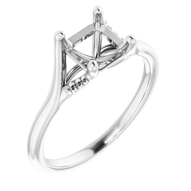 Accented Engagement Ring