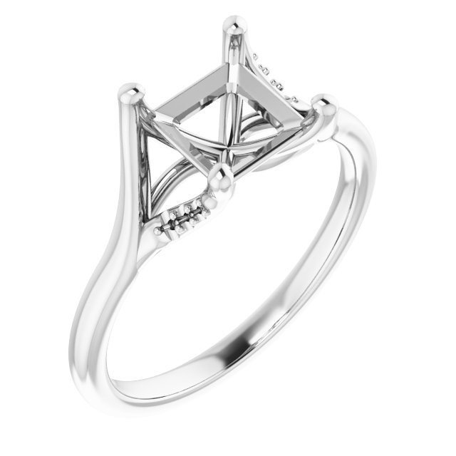 Accented Engagement Ring