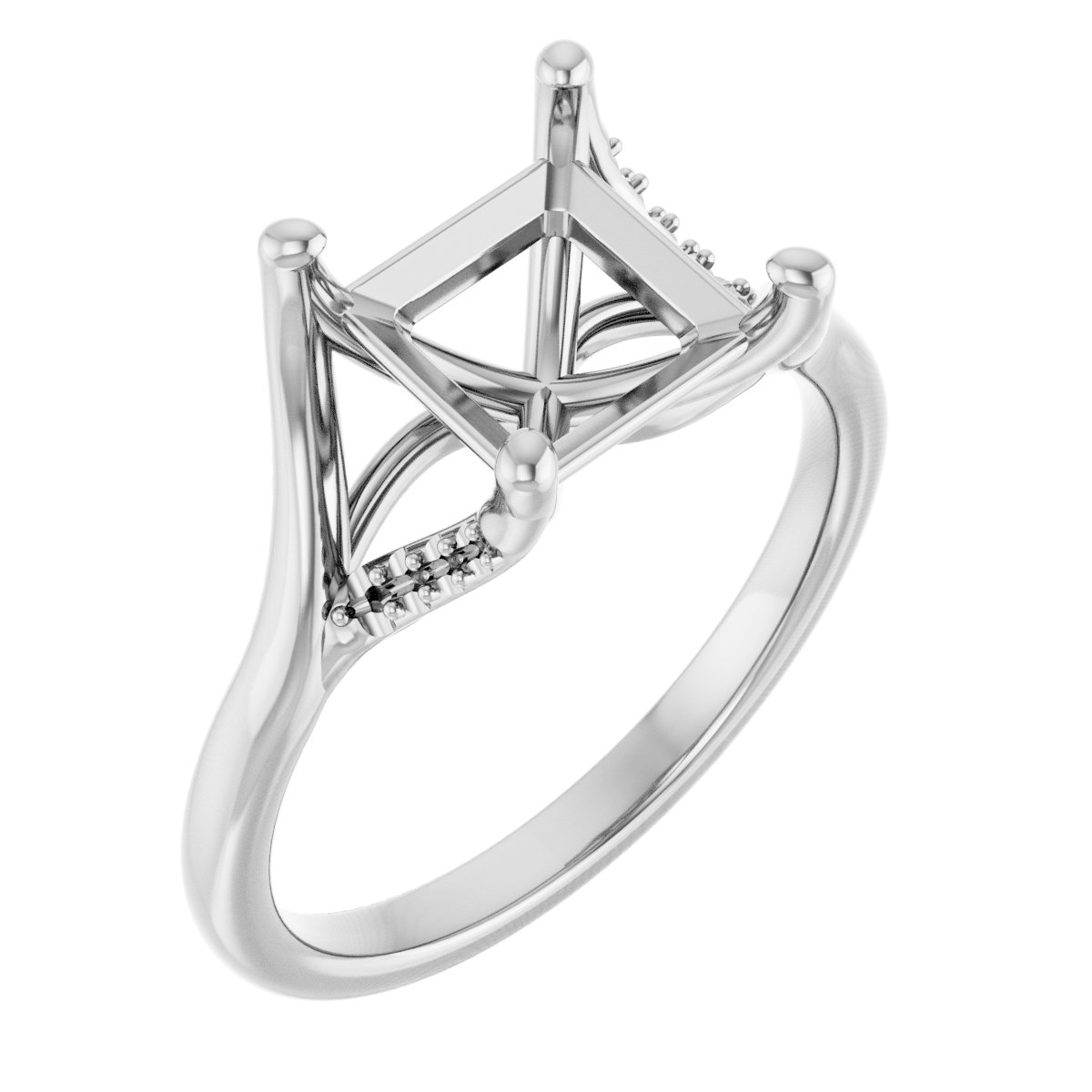Accented Engagement Ring