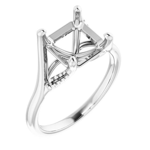Accented Engagement Ring