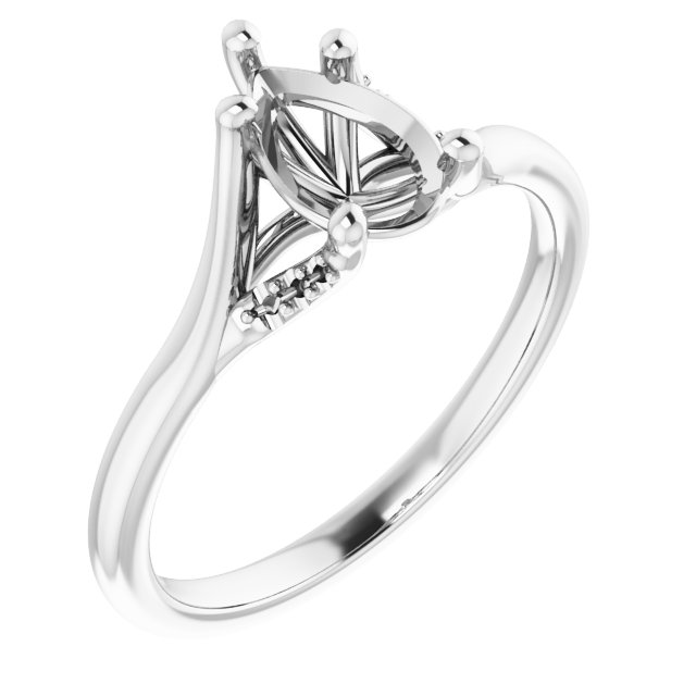 Accented Engagement Ring