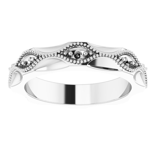 Vintage-Inspired Eternity Band view 3