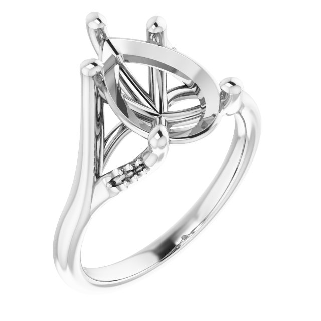 Accented Engagement Ring