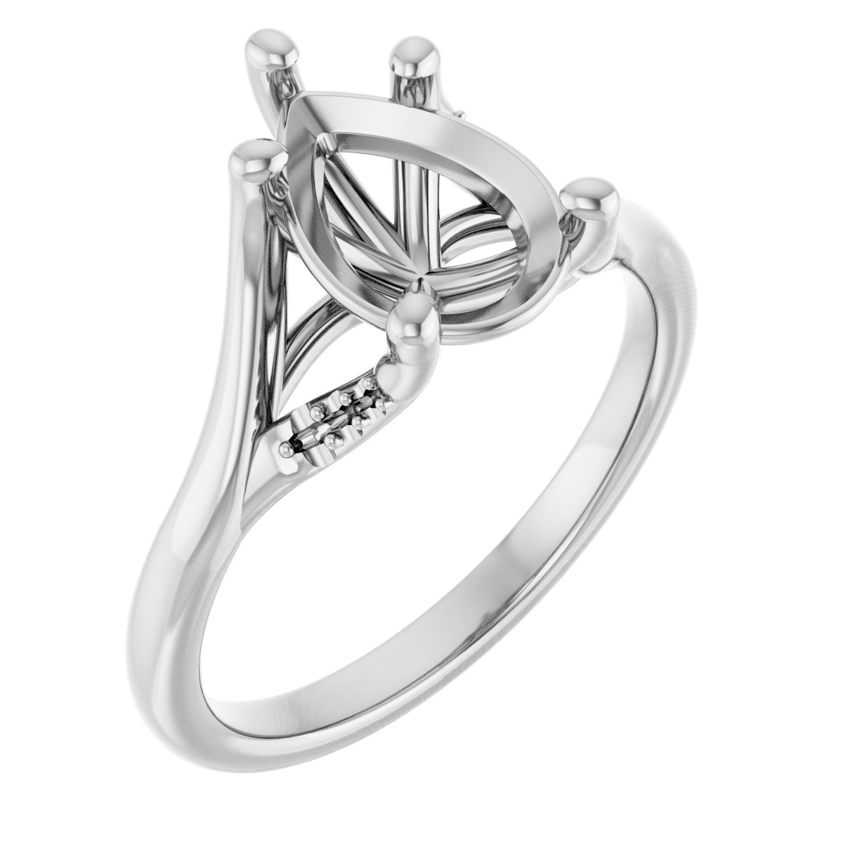 Accented Engagement Ring