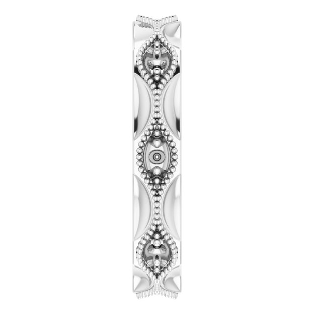 Vintage-Inspired Eternity Band view 4