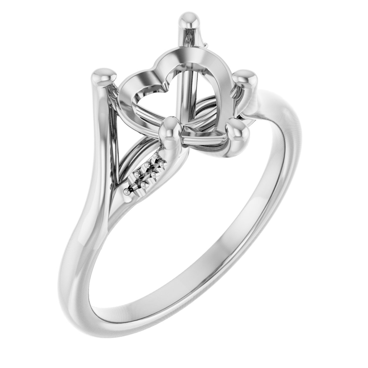 Accented Engagement Ring