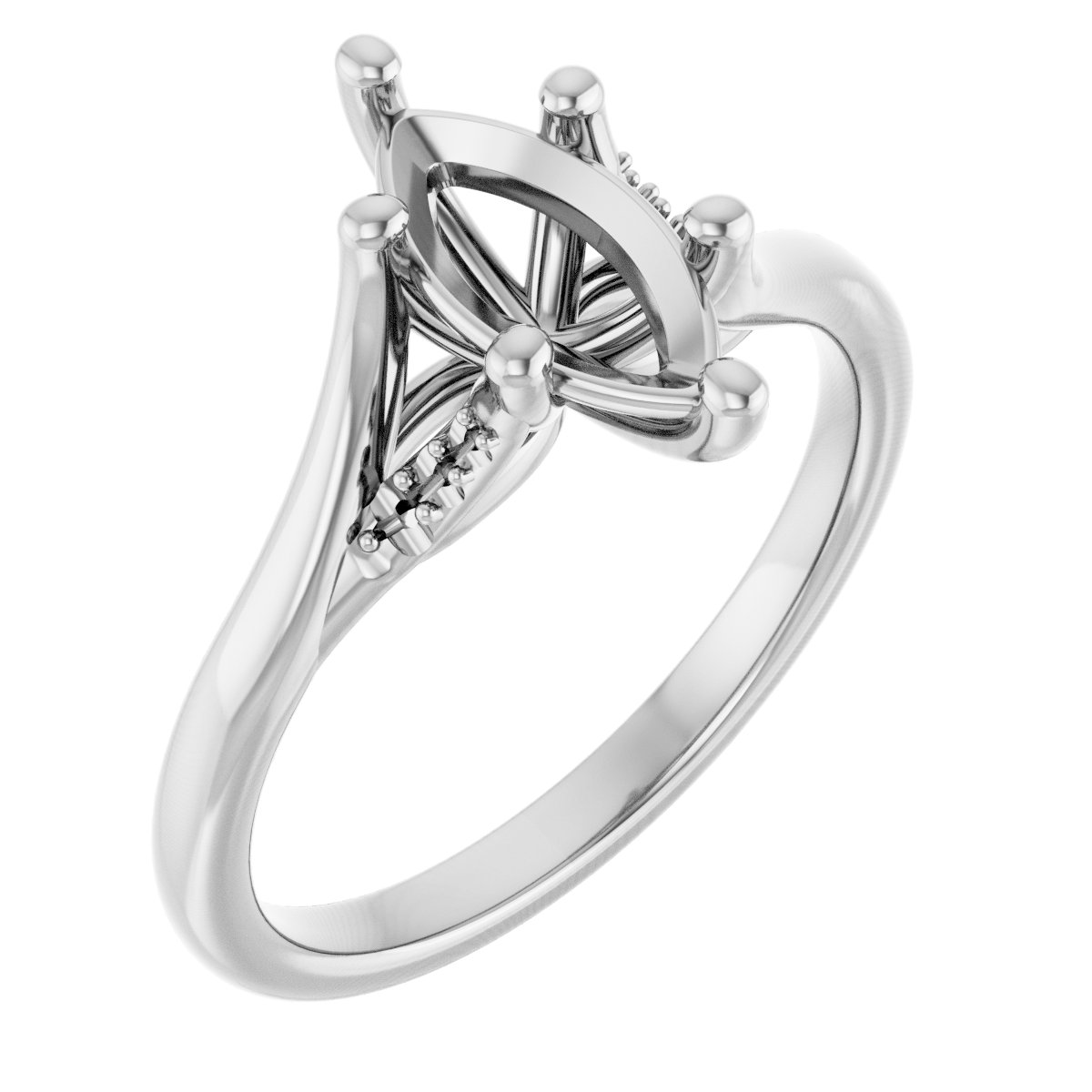 Accented Engagement Ring