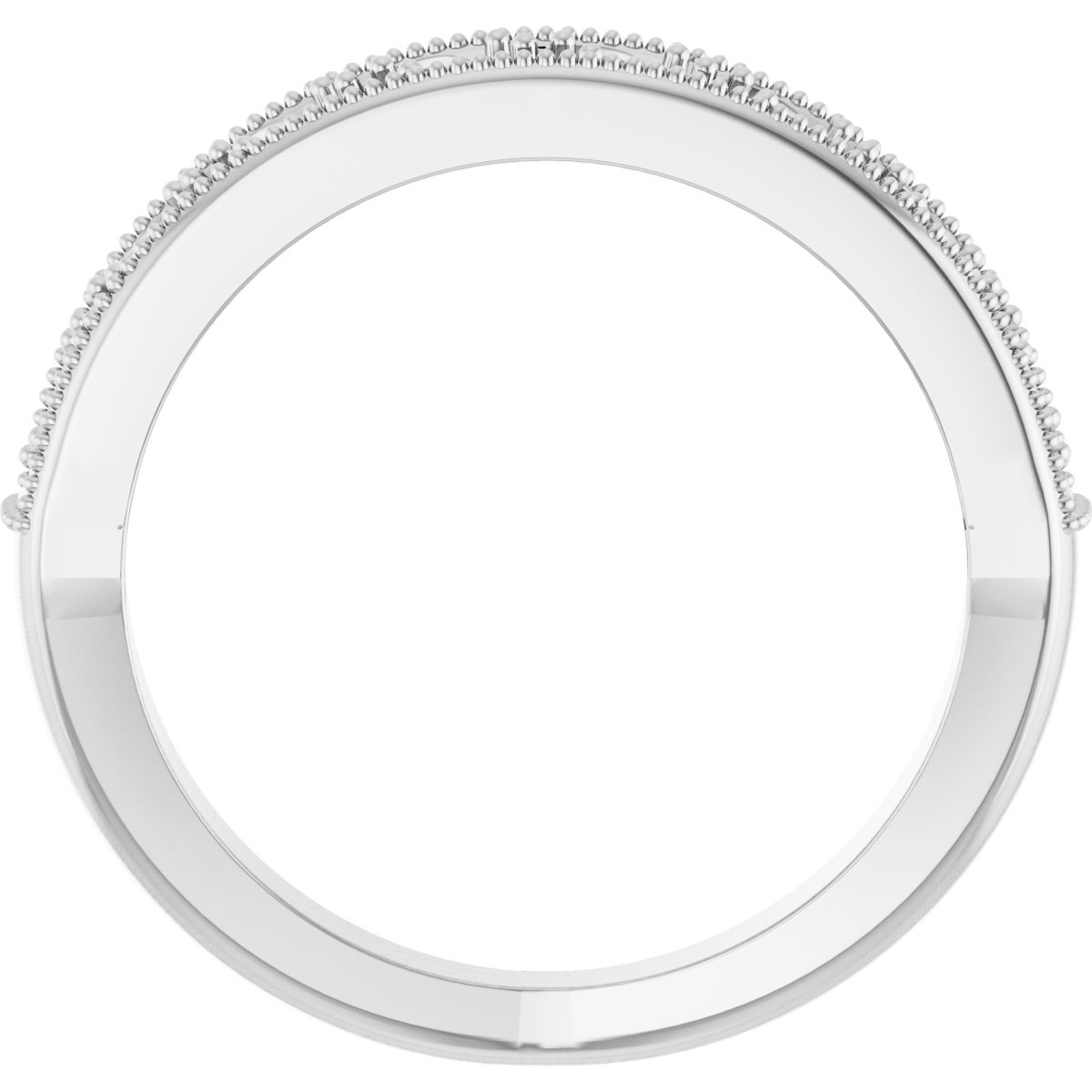 Alternative view of 1/4 CTW Natural Diamond Anniversary Band – Platinum