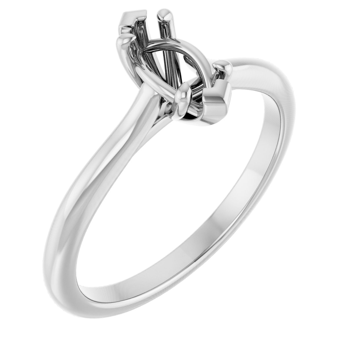 Solitaire Engagement Ring or Band