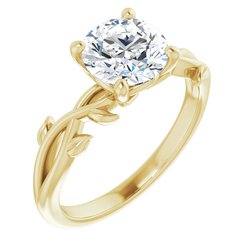 Floral-Inspired Engagement Ring