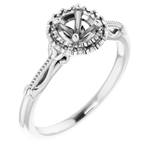 Halo-Style Engagement Ring