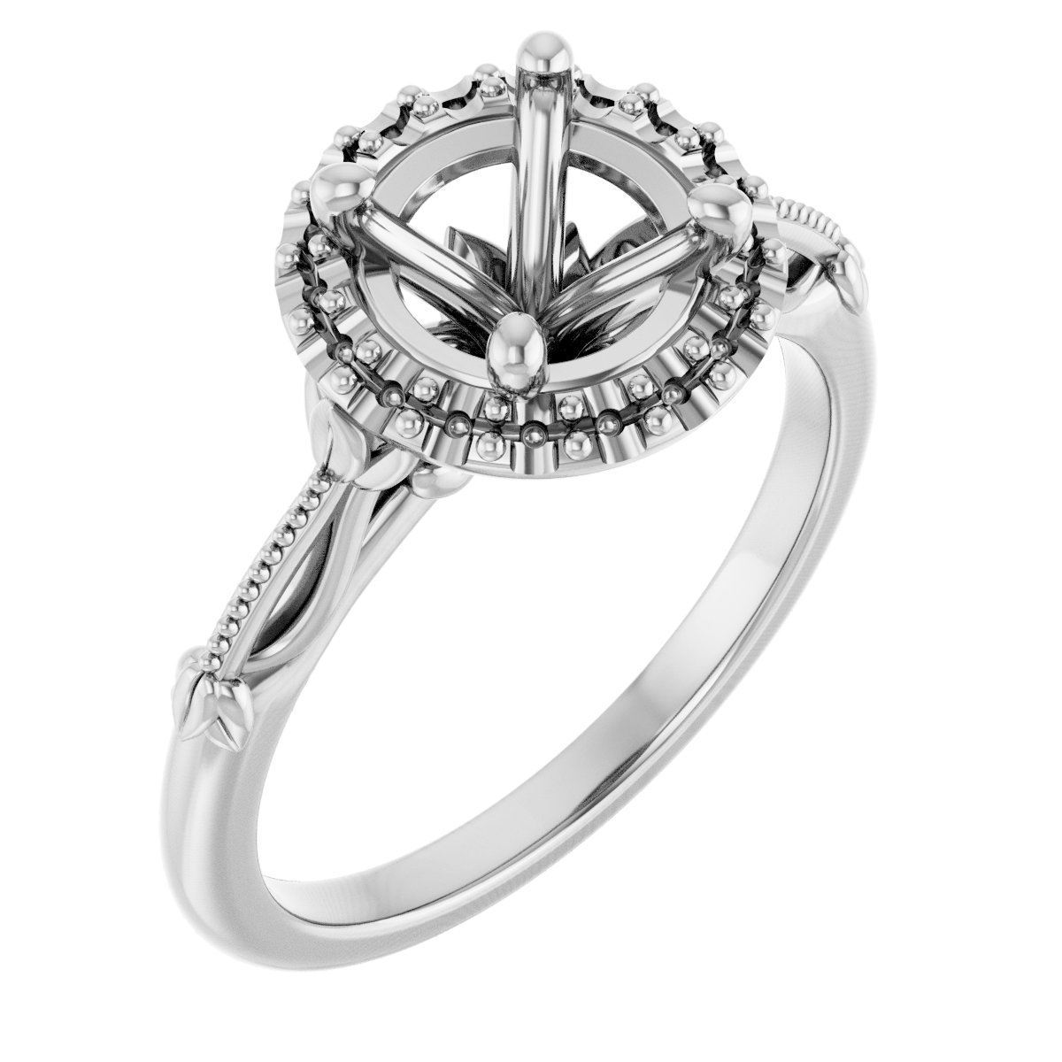 Halo-Style Engagement Ring