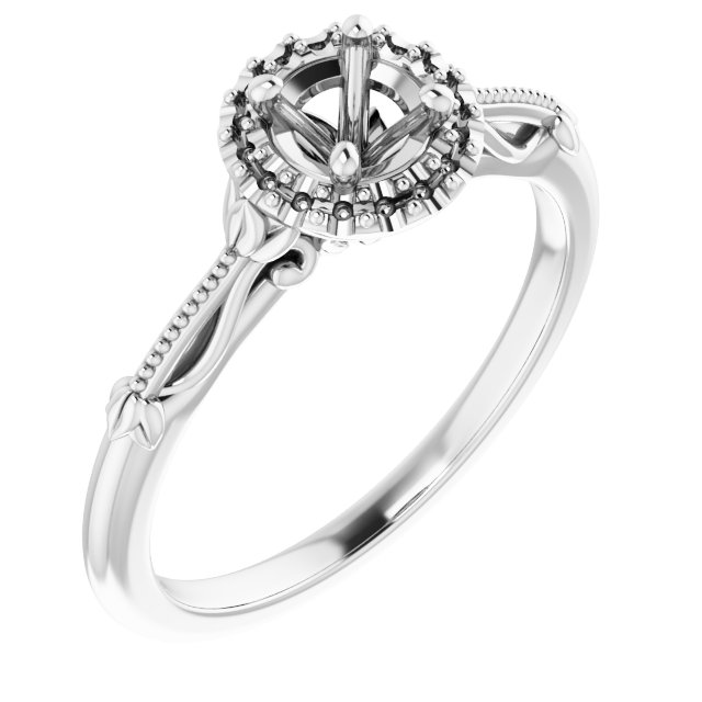 Halo-Style Engagement Ring