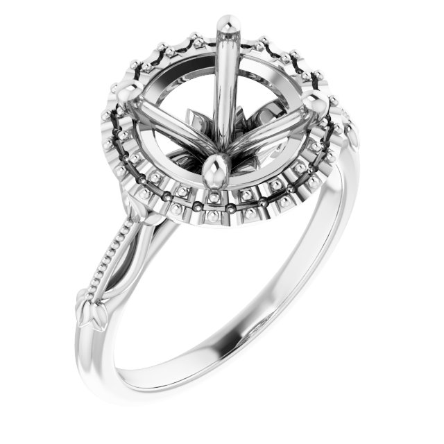 Halo-Style Engagement Ring
