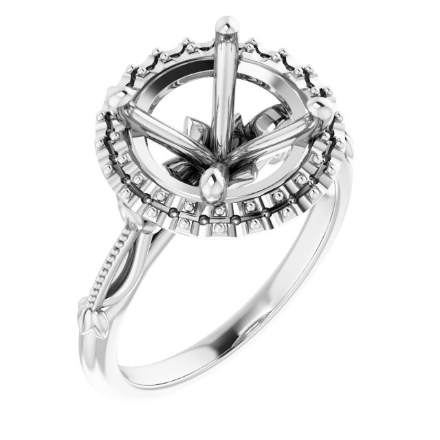Halo-Style Engagement Ring