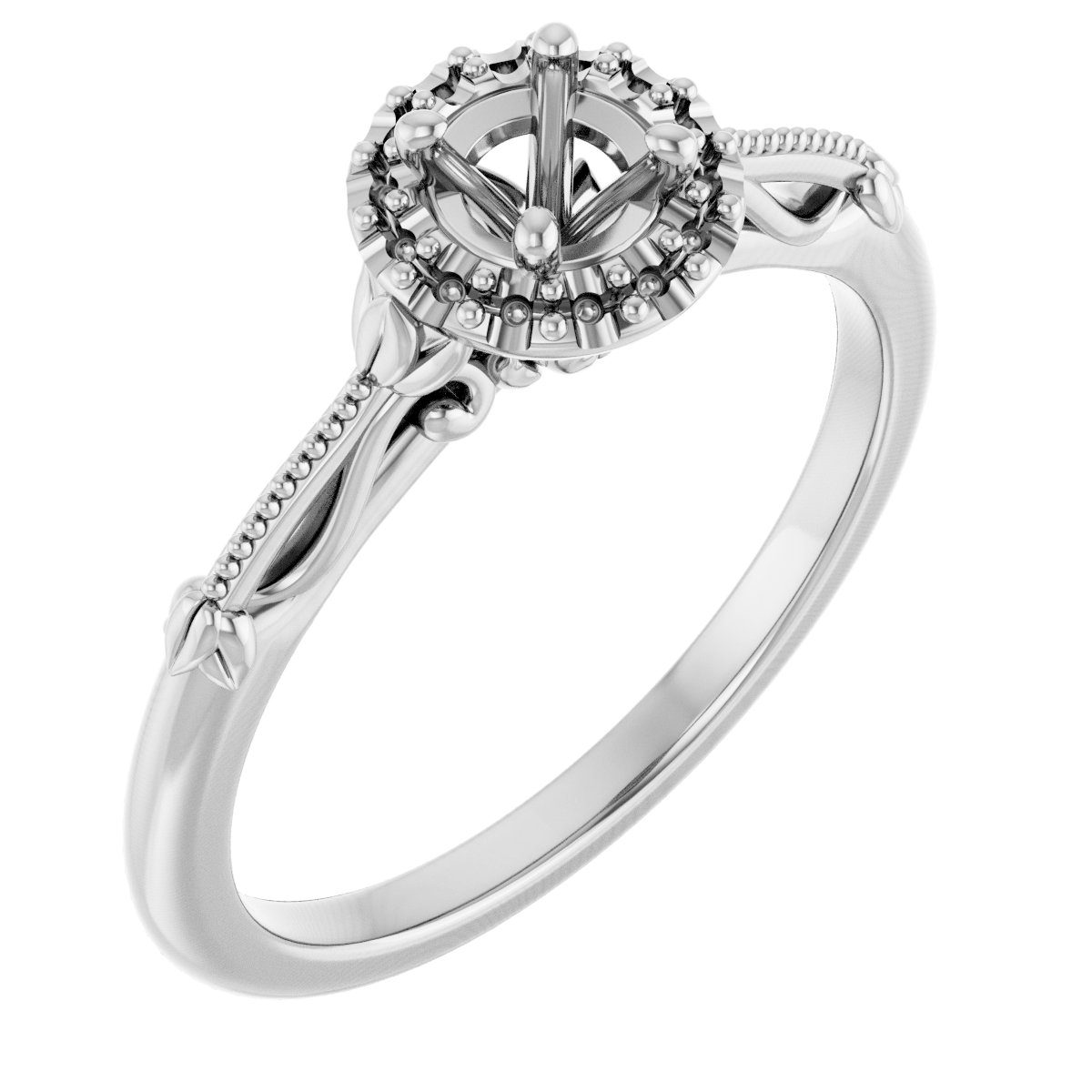 Halo-Style Engagement Ring