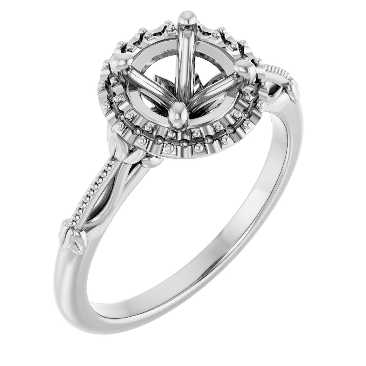 Halo-Style Engagement Ring