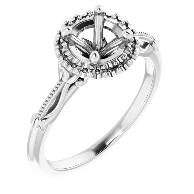 Halo-Style Engagement Ring