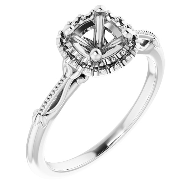 Halo-Style Engagement Ring