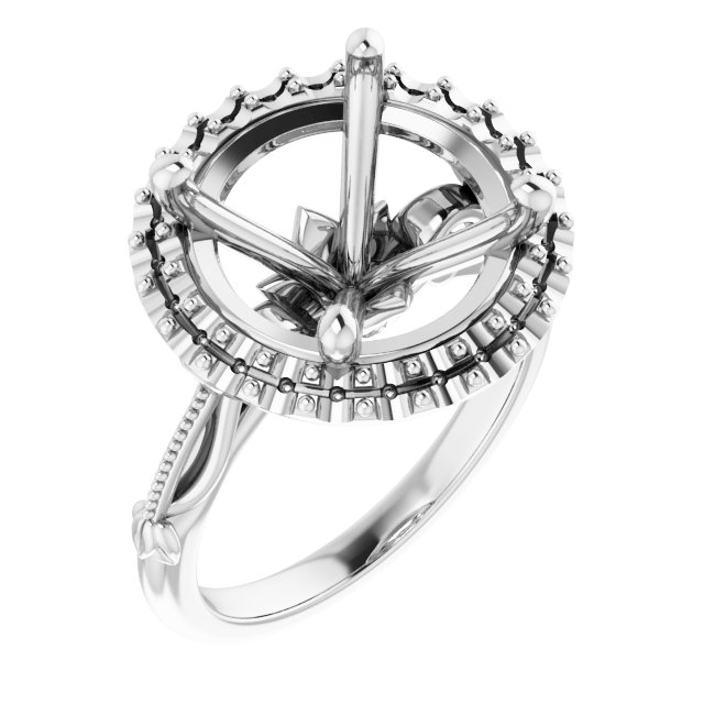 Halo-Style Engagement Ring