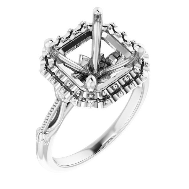 Halo-Style Engagement Ring