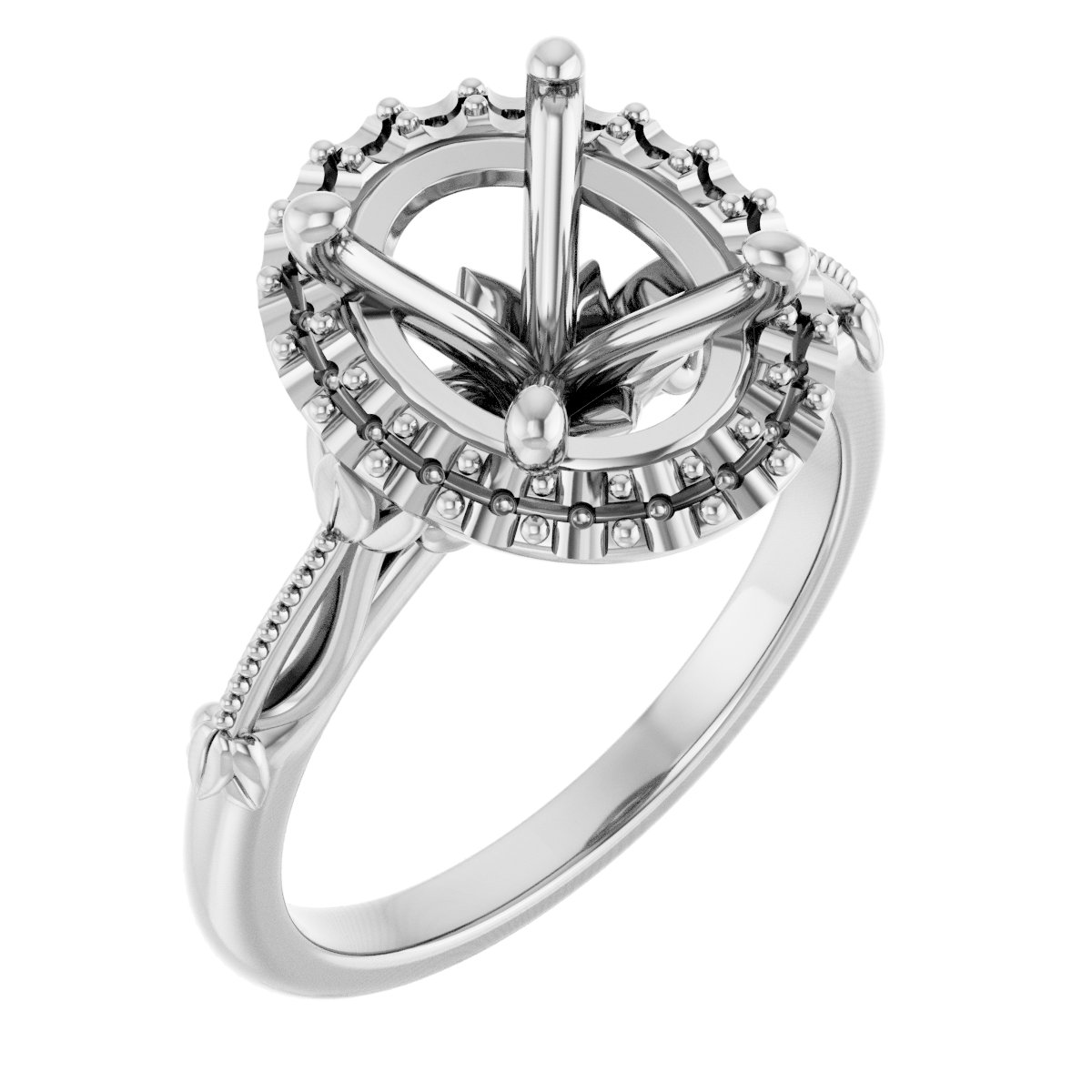 Halo-Style Engagement Ring
