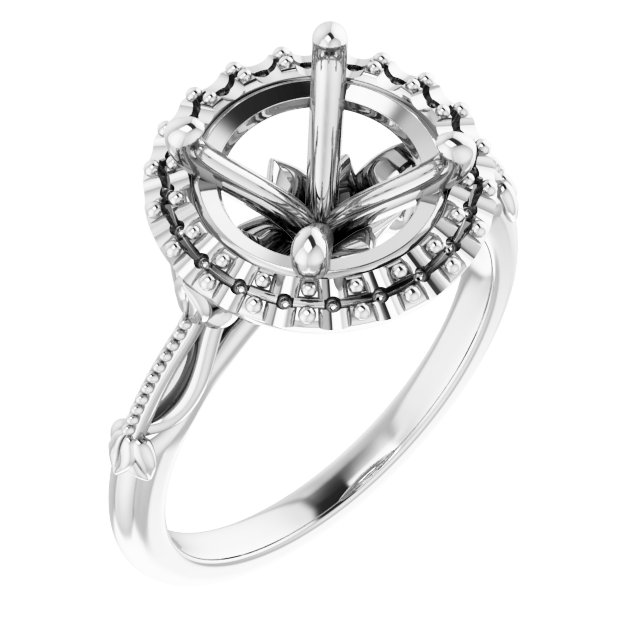 Halo-Style Engagement Ring