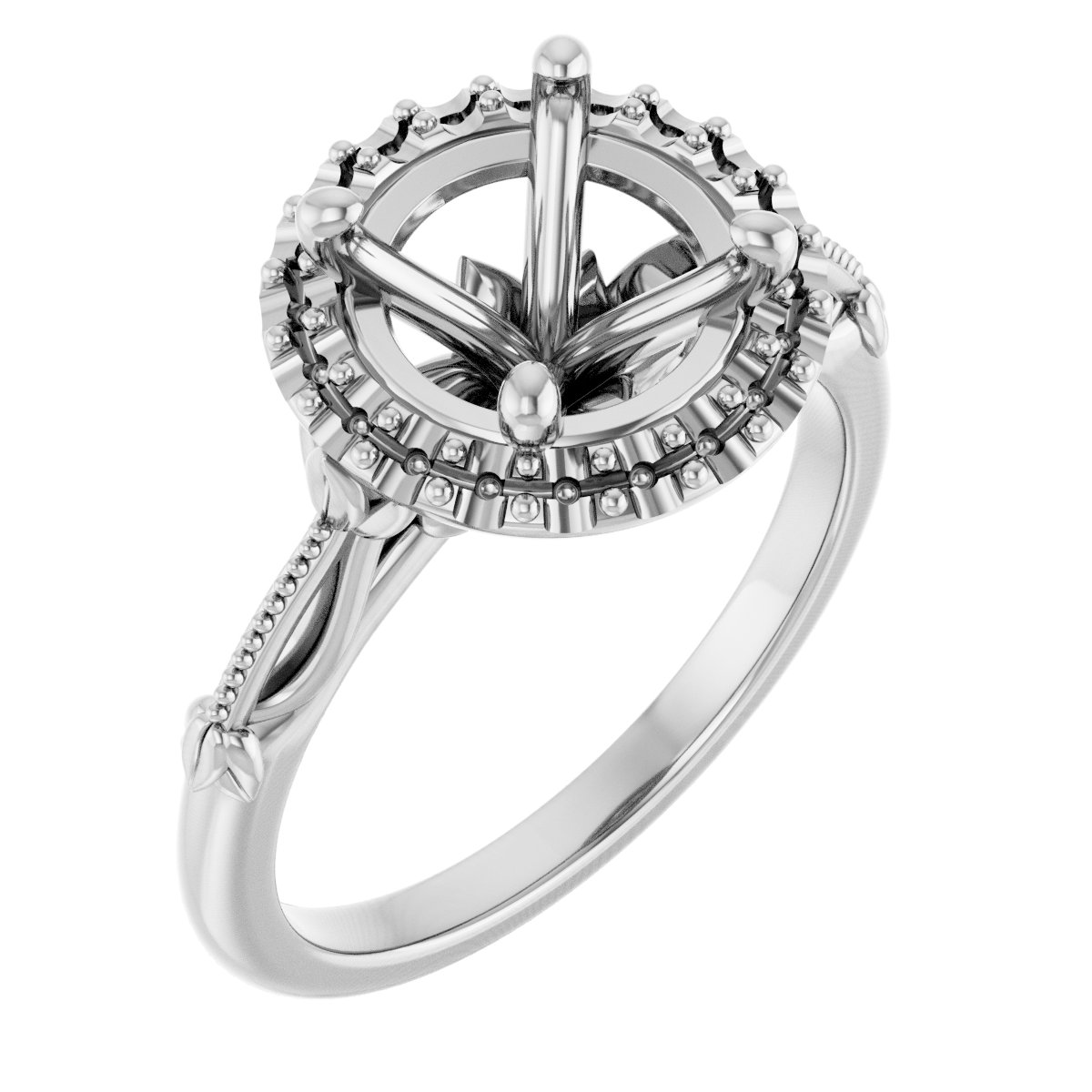 Halo-Style Engagement Ring