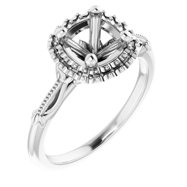 Halo-Style Engagement Ring