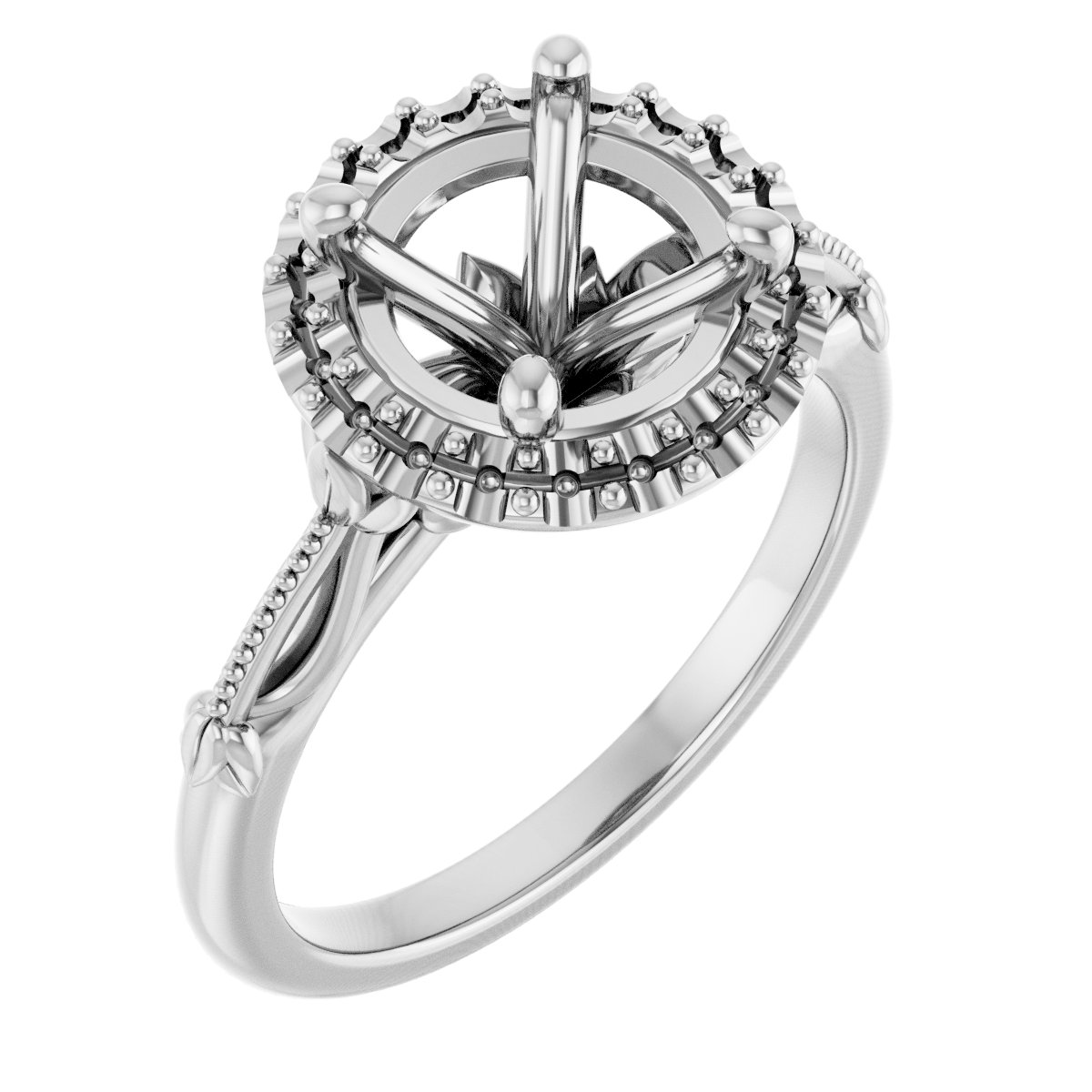 Halo-Style Engagement Ring