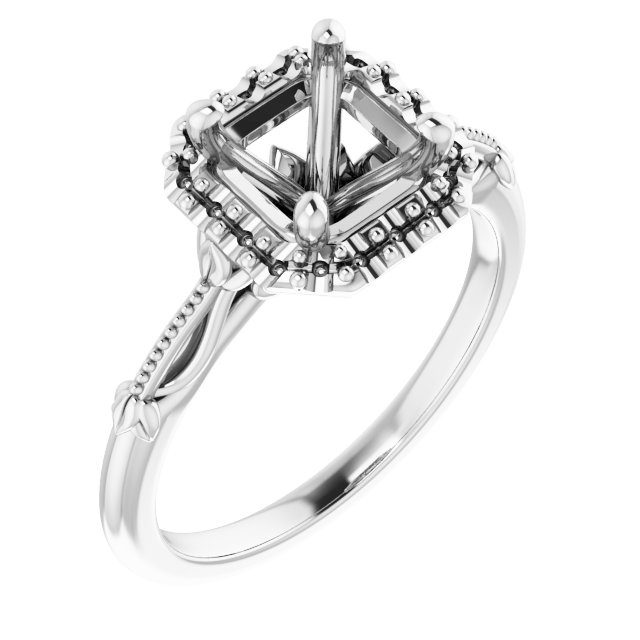 Halo-Style Engagement Ring