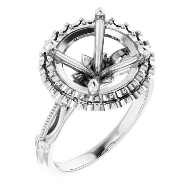 Halo-Style Engagement Ring