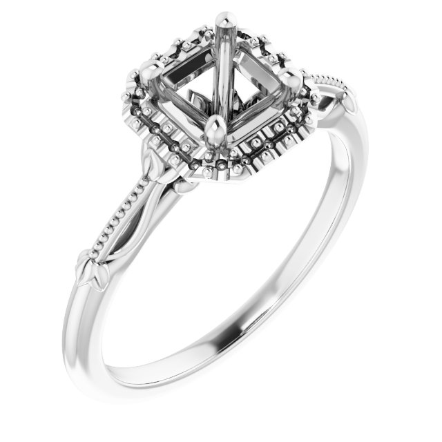 Halo-Style Engagement Ring