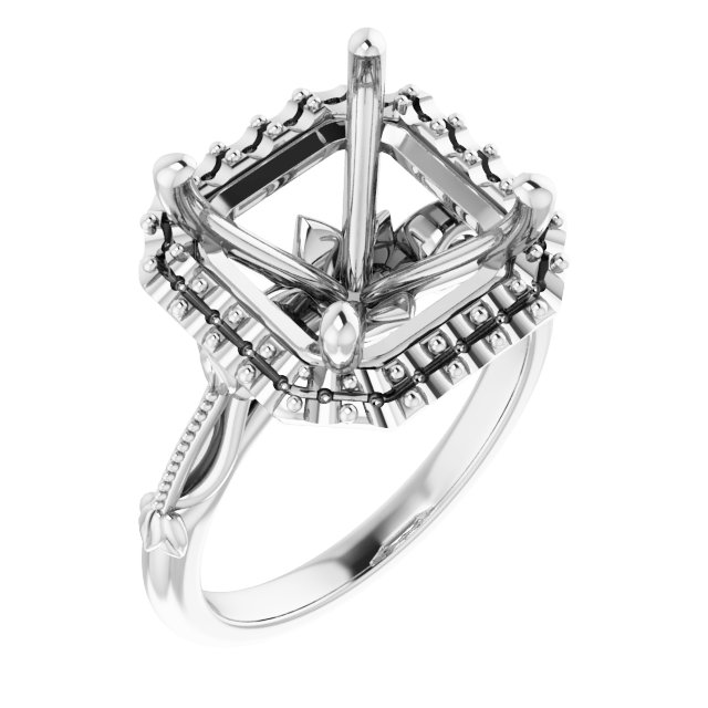Halo-Style Engagement Ring